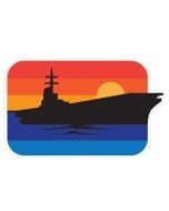 ORANGE AIRCRAFT CARRIER - STICKER