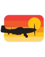 ORANGE P-51 - STICKER