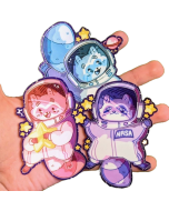 SPACE RACOON STICKERS