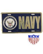 NAVY INSIGNIA LICENSE PLATE