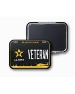 ARMY VETERAN LICENSE MAGNET