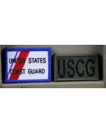 2PC COAST GUARD KIDS PATCH SET
