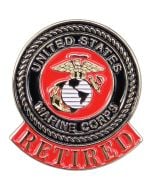 US MARINE RETIRED PIN
