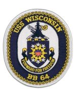 USS WISCONSIN BB-64 PATCH