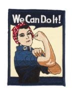 ROSIE THE RIVETER "WE CAN DO IT" PATCH