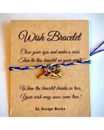 BLUE ANGELS WISH BRACLET