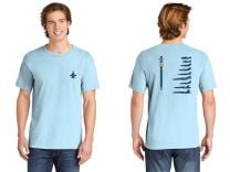 BLUE ANGELS HISTORICAL T - CHAMBRAY BLUE